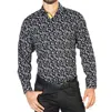 Centenario Casual Long Sleeve Shirt In Black In Black