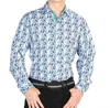 Centenario Casual Long Sleeve Shirt In Blue In Blue