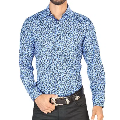 Centenario Casual Long Sleeve Shirt In Light Blue