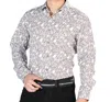 Centenario Casual Long Sleeve Shirt In White In White