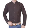Centenario Charro Long Sleeve Shirt In Coffee In Brown