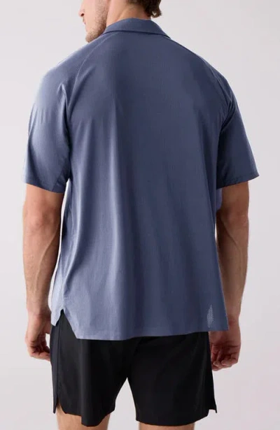 Centerline Athletics Airlite Polo Shirt In Blue
