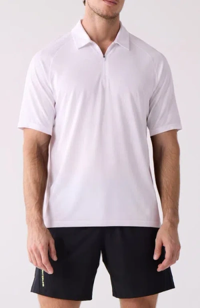 Centerline Athletics Airlite Polo Shirt In White