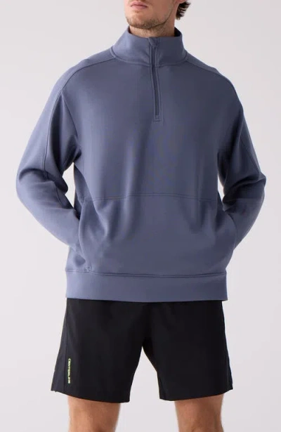 Centerline Athletics Après Quarter Zip In Blue