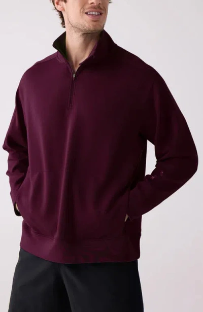 Centerline Athletics Après Quarter Zip In Brown