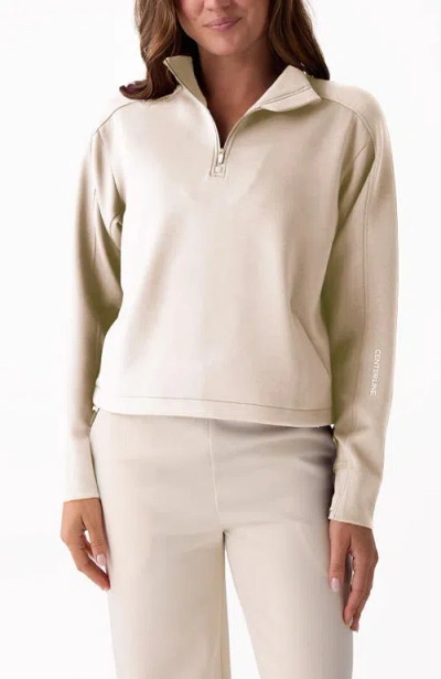 Centerline Athletics Après Quarter Zip In Neutral