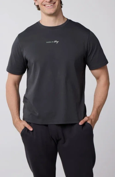 Centerline Athletics Centerline Active Lifestyle You Know You Play Tee In Black