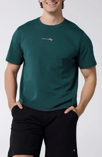 Centerline Athletics Centerline Active Lifestyle You Know You Play Tee In Green