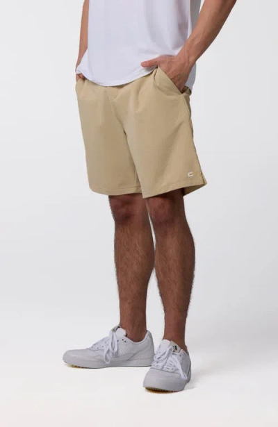 Centerline Athletics Cross-sport Hybrid Short In Safari