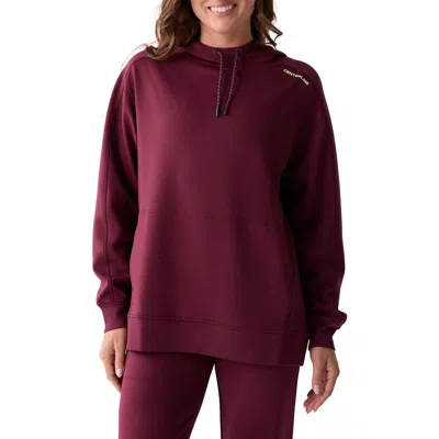 Centerline Athletics Hooded Sweatshirt In Burgundy