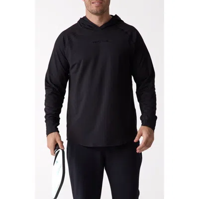 Centerline Athletics Layering Hoodie Men's In Black At Nordstrom, Size X-large