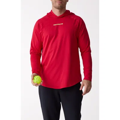 Centerline Athletics Layering Hoodie Men's In Team Red At Nordstrom, Size Large