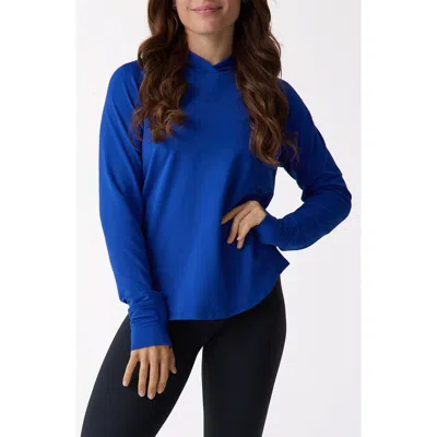Centerline Athletics Layering Hoodie Women's In Rally Royal Blue At Nordstrom, Size X-small