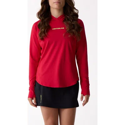 Centerline Athletics Layering Hoodie Women's In Team Red At Nordstrom, Size Large