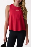 Centerline Athletics Tank In Red