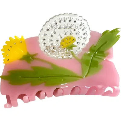 Centinelle Dandelion Hair Claw In Pink