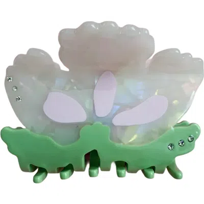 Centinelle Tropical Orchid Hair Claw In Brown