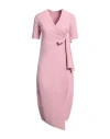 Cento X Cento Woman Midi Dress Pink Size 2 Polyamide, Elastane In Pink