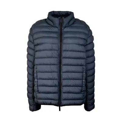 Pre-owned Centogrammi Blue Quilted Down Jacket