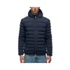CENTOGRAMMI BLUE ULTRA LIGHT DOWN JACKET WITH COVER MASK