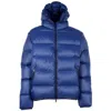 CENTOGRAMMI SLEEK BLUE NYLON DOWN JACKET