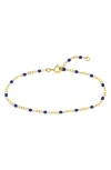 Central Park Enamel Chain Bracelet In Blue