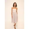 Central Park West Alina Button Up Twofor Dress In Burgundy