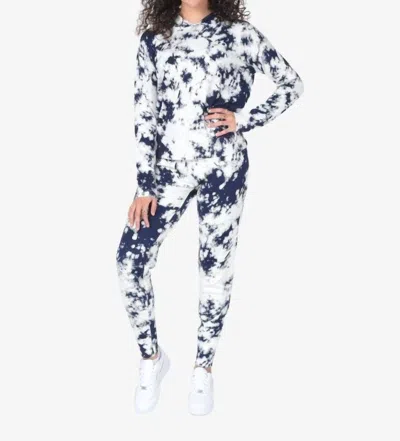 Central Park West Amber Bleach Pants In Blue