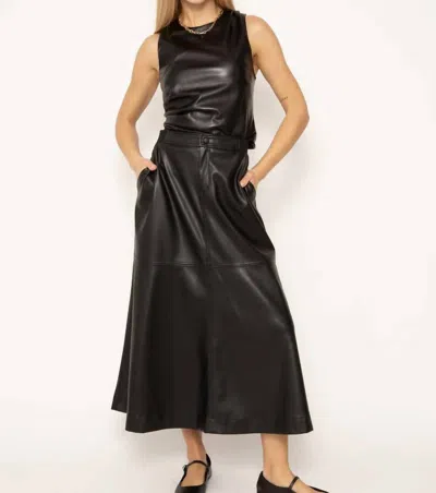 Central Park West Arden Vegan Top In Black