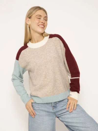 Central Park West Billie Blocked Crew In Oat