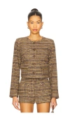 Central Park West Billie Jacket In Multi