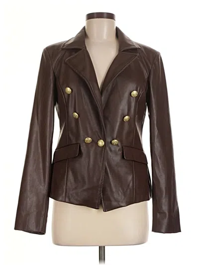Pre-owned Central Park West Blazer Jacket In Brown