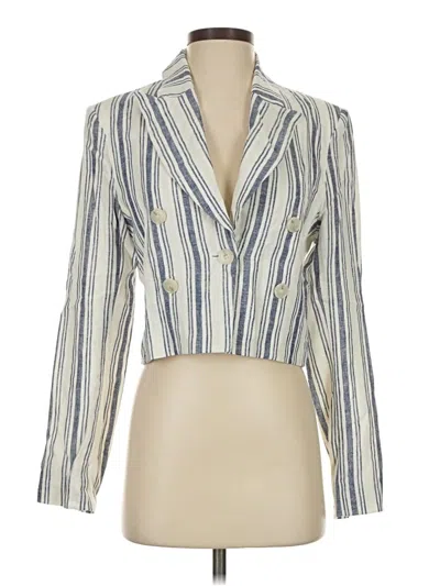 Pre-owned Central Park West Blazer Jacket In Ivory