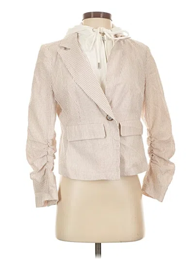 Pre-owned Central Park West Blazer Jacket In Ivory