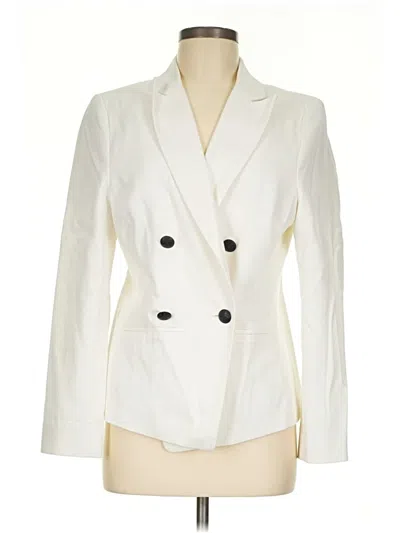 Pre-owned Central Park West Blazer Jacket In Ivory