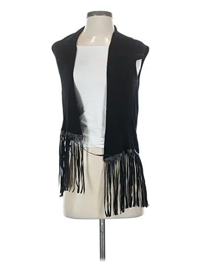 Pre-owned Central Park West Cardigan Sweater In Black