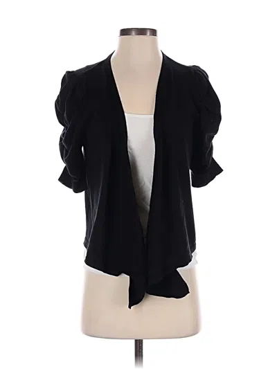 Pre-owned Central Park West Cardigan Sweater In Black