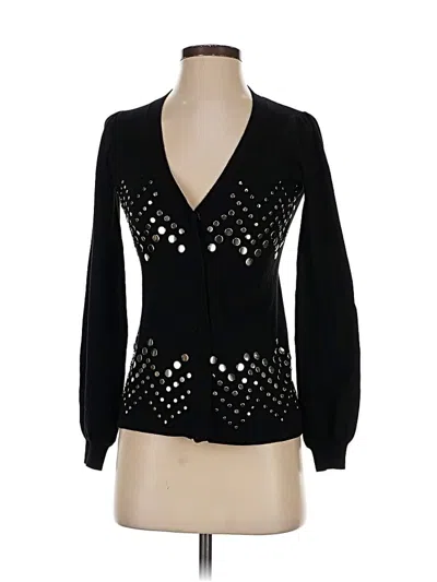 Pre-owned Central Park West Cardigan Sweater In Black