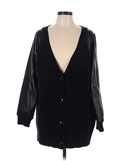 Pre-owned Central Park West Cardigan Sweater In Black