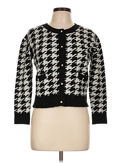 Pre-owned Central Park West Cardigan Sweater In Black