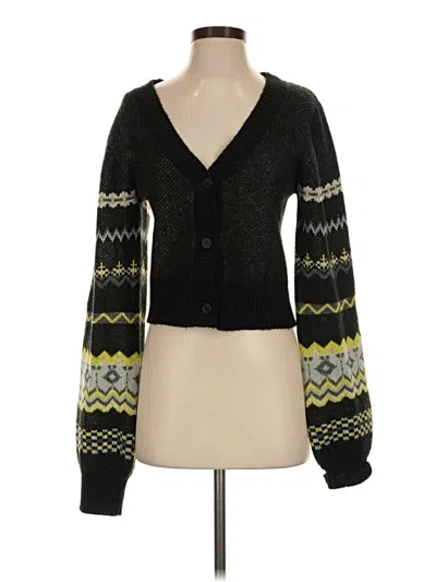 Pre-owned Central Park West Cardigan Sweater In Black