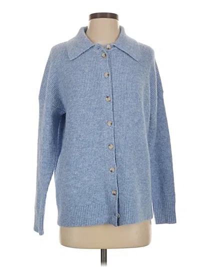 Pre-owned Central Park West Cardigan Sweater In Blue