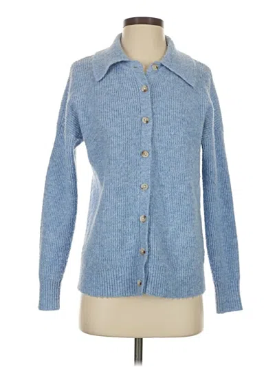 Pre-owned Central Park West Cardigan Sweater In Blue