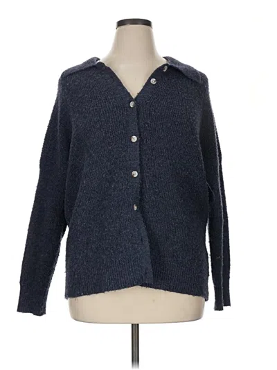 Pre-owned Central Park West Cardigan Sweater In Blue