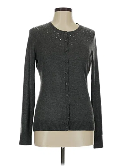 Pre-owned Central Park West Cardigan Sweater In Gray