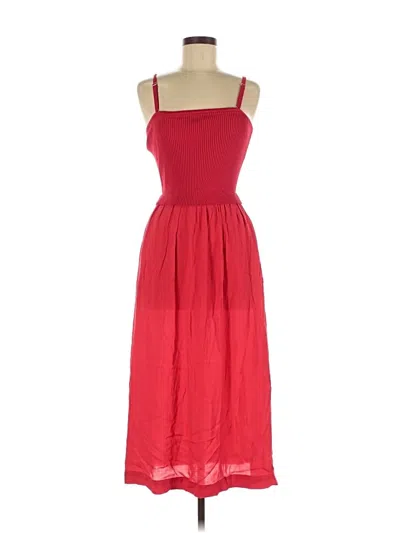 Pre-owned Central Park West Casual Dress In Red