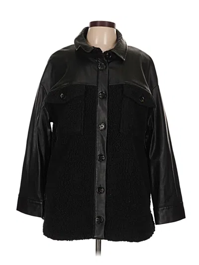Pre-owned Central Park West Coat In Black