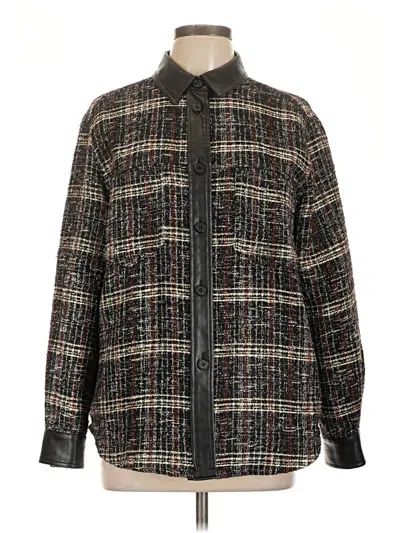 Pre-owned Central Park West Coat In Black