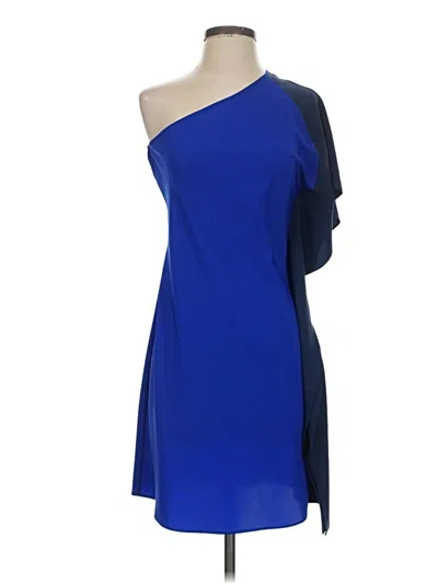 Pre-owned Central Park West Cocktail Dress In Blue