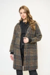 Central Park West Daphne Dickey Coat In Green